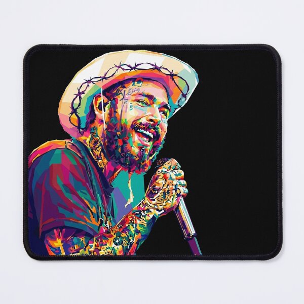 Item preview, Post Malone Rapper Pop Art designed and sold by SiksisArt.