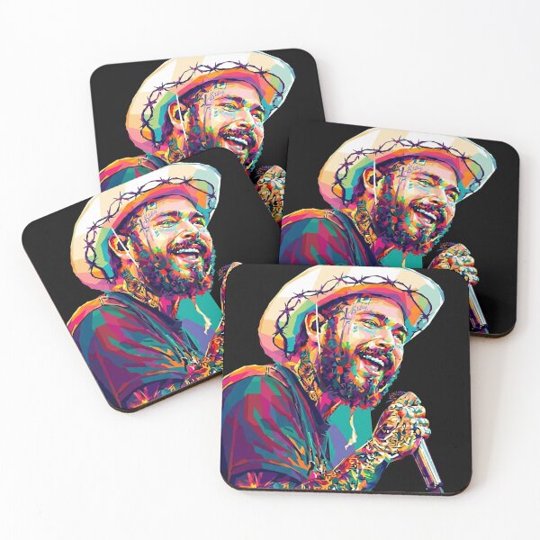 Item preview, Post Malone Rapper Pop Art designed and sold by SiksisArt.