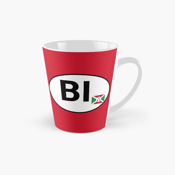 Item preview, Burundi BI Oval Country Code Sticker designed and sold by The Digital Compass.