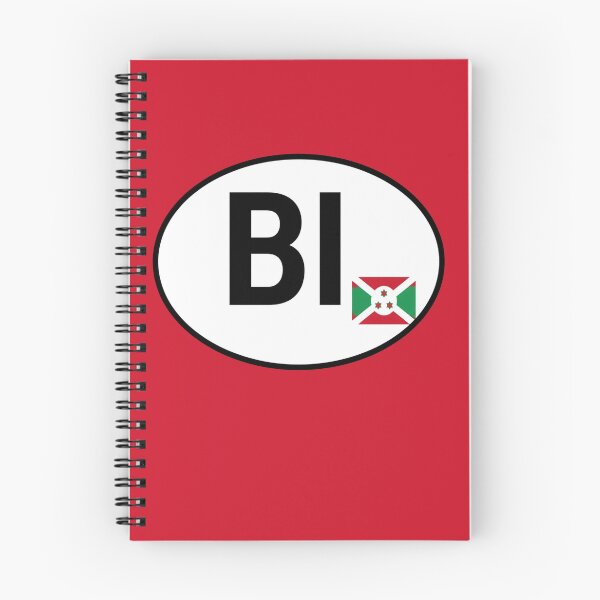 Item preview, Burundi BI Oval Country Code Sticker designed and sold by The Digital Compass.