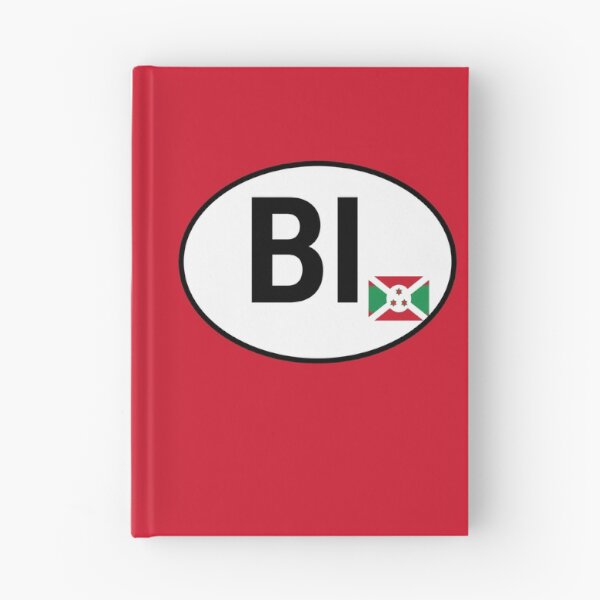 Item preview, Burundi BI Oval Country Code Sticker designed and sold by The Digital Compass.