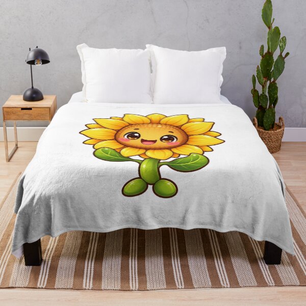 Item preview, Cheerful Kawaii Sunflower in Bloom designed and sold by Krys-Designs.