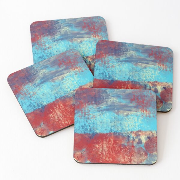 Item preview, Abstract in Blue and Red Textures designed and sold by Jessielee72.