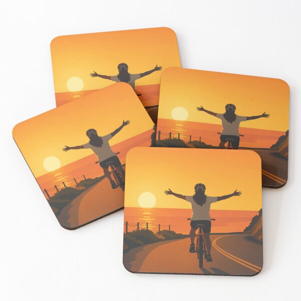 Item preview, Sunset Freedom On The Coastal Road designed and sold by Creative_Canvas.