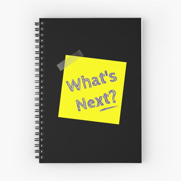 Item preview, What’s Next Yellow Sticky Note Quote designed and sold by Elite Wall Art.