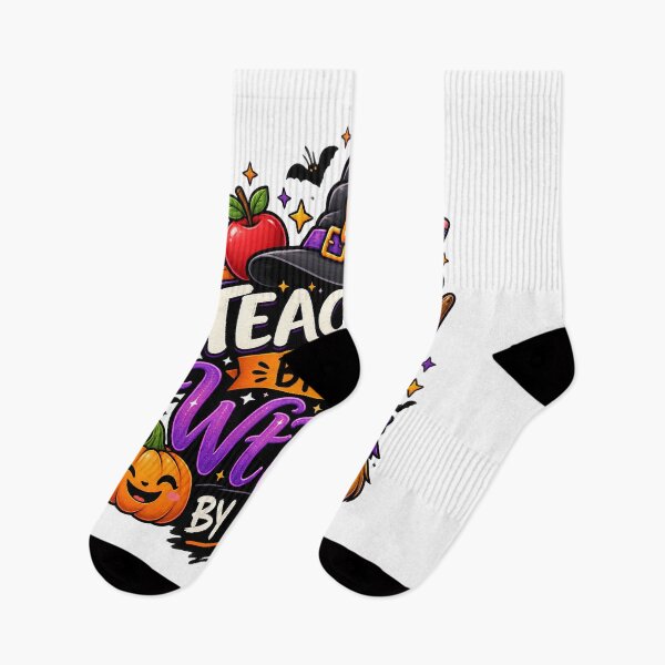 Item preview, Teacher By Day Witch By Night – Cute Halloween Teacher Design designed and sold by Gallery-yuuna .