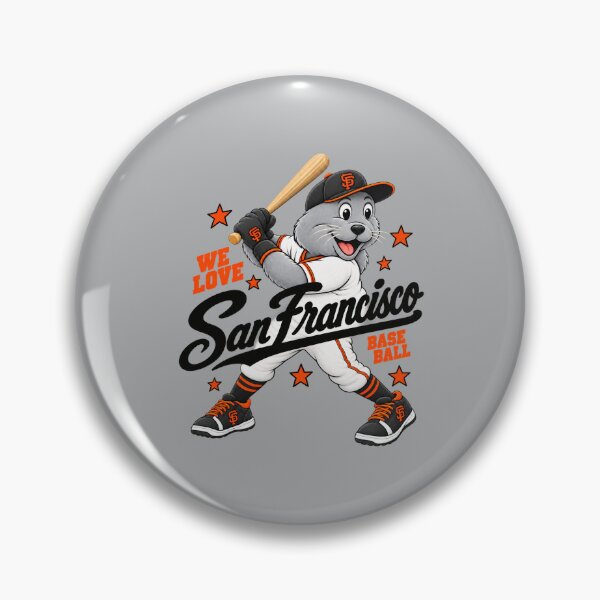 Item preview, We Love San Francisco Baseball Lou Seal designed and sold by GhostDawgs.