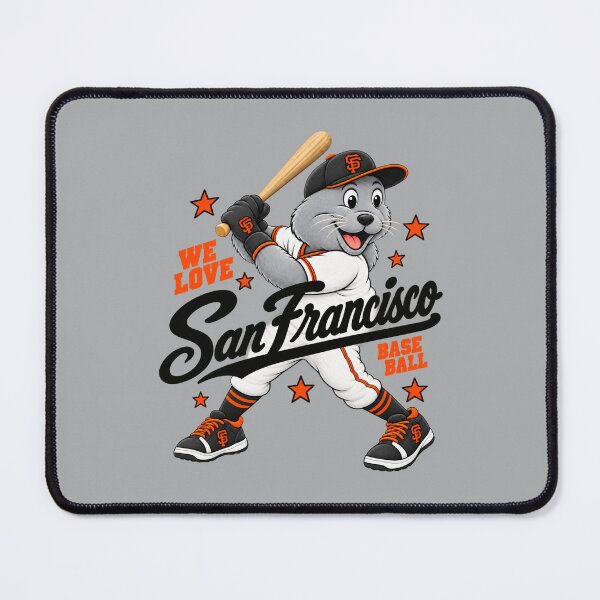 Item preview, We Love San Francisco Baseball Lou Seal designed and sold by GhostDawgs.