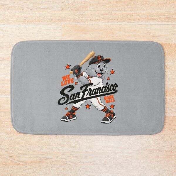 Item preview, We Love San Francisco Baseball Lou Seal designed and sold by GhostDawgs.