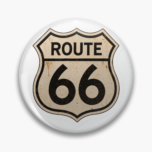 Item preview, Route 66 Vintage Sticker Route 66 Vintage Sticker Retro Highway Sign Road Trip USA Travel Americana Desert Roadtrip Gift designed and sold by AstraDrip Studio.