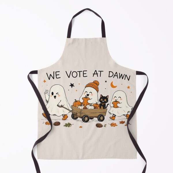 Item preview, We Vote at Dawn, Pro Democratic Fall Liberal Political Humor, Polite Anti Trump Midterms Voter Gift designed and sold by Cchotlan.