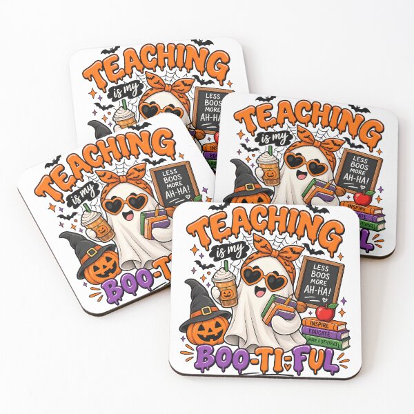 Item preview, Teaching Is Boo-tiful – Cute Halloween Ghost Teacher Design designed and sold by Gallery-yuuna .