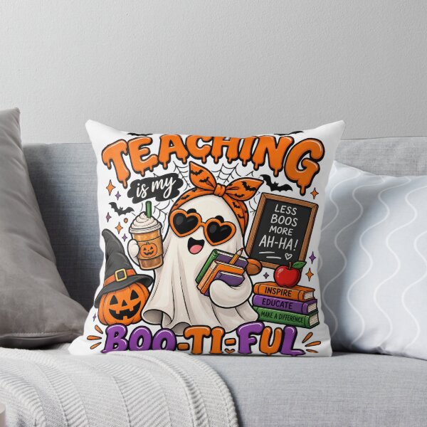 Item preview, Teaching Is Boo-tiful – Cute Halloween Ghost Teacher Design designed and sold by Gallery-yuuna .