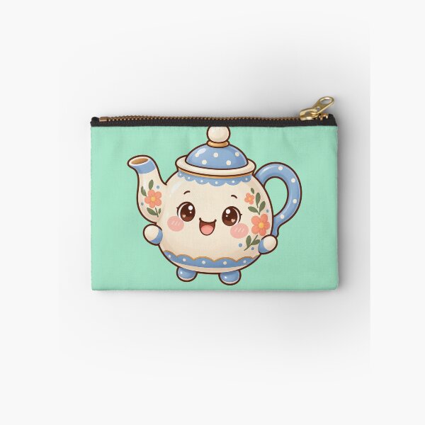 Item preview, Kawaii Floral Teapot with Blossoms designed and sold by Krys-Designs.