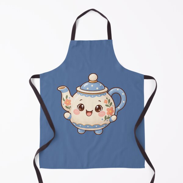 Item preview, Kawaii Floral Teapot with Blossoms designed and sold by Krys-Designs.
