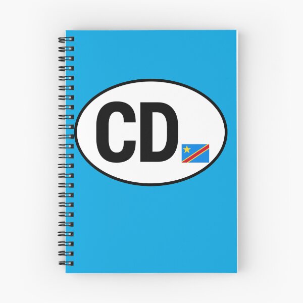 Item preview, DRC CD Oval Country Code Sticker designed and sold by The Digital Compass.