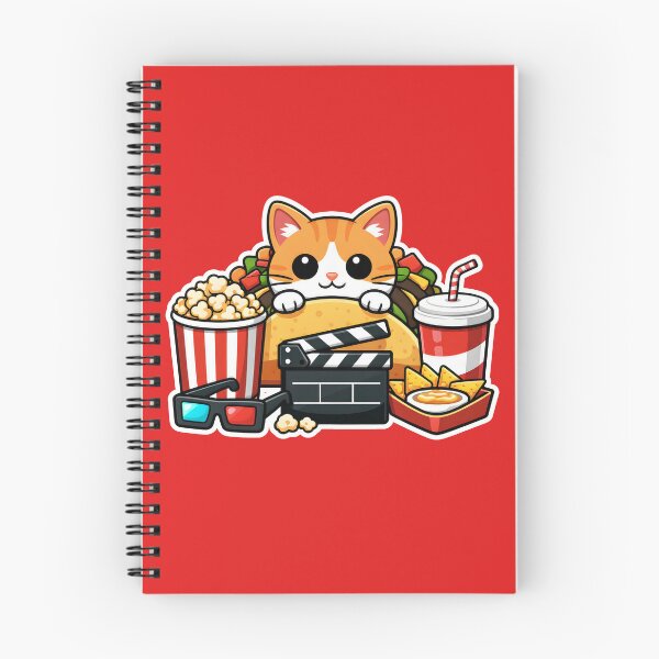 Artikelvorschau, Taco-Katzen-Filmabend – Verspielte Kinosnack-Kunst entworfen und verkauft von Pororo23.