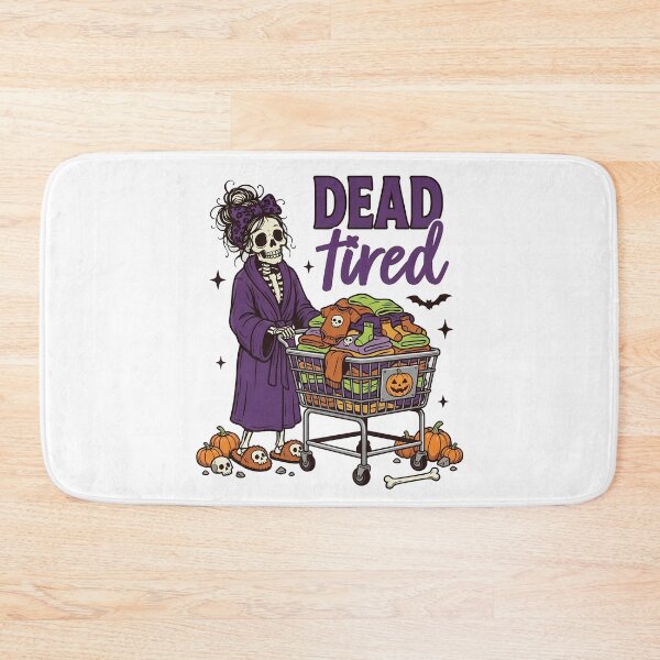 Item preview, Dead Tired Skeleton Mom Spooky Halloween designed and sold by KroghDs.