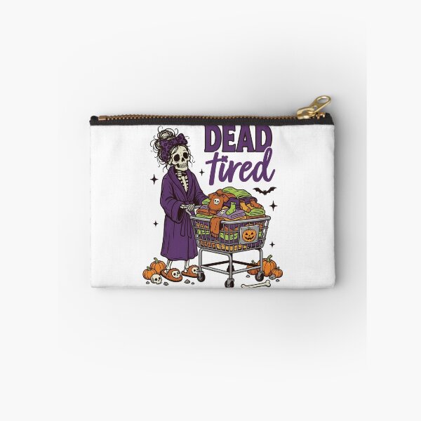 Item preview, Dead Tired Skeleton Mom Spooky Halloween designed and sold by KroghDs.