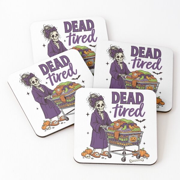 Item preview, Dead Tired Skeleton Mom Spooky Halloween designed and sold by KroghDs.