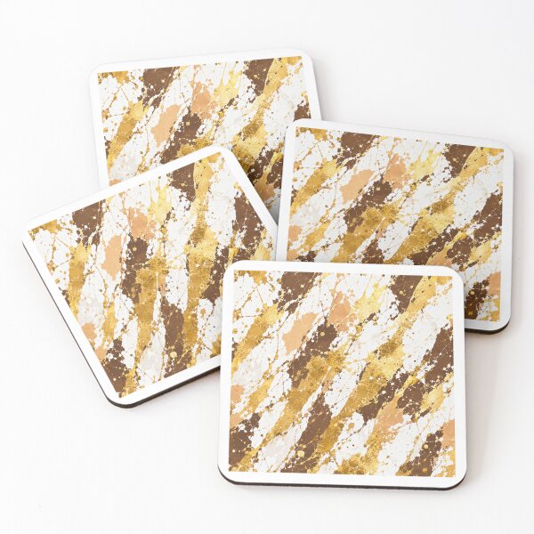 Item preview, Gilded Bronze Splatter Action Abstract Art designed and sold by THE SPLATTERED HAUS BY SAGE BANKS.
