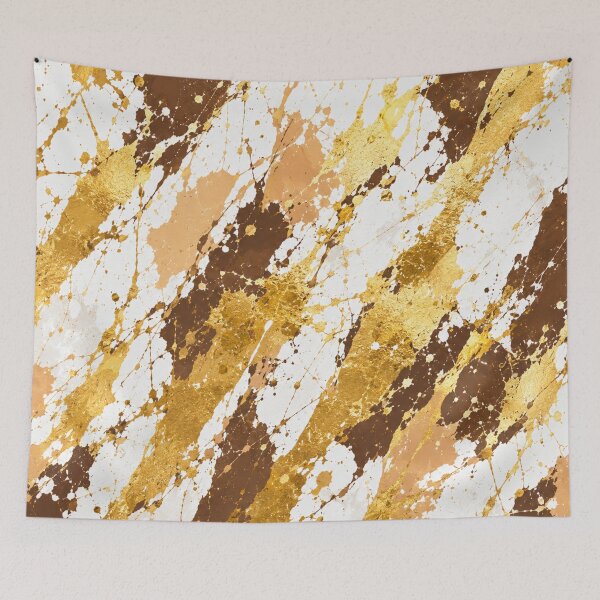 Item preview, Gilded Bronze Splatter Action Abstract Art designed and sold by THE SPLATTERED HAUS BY SAGE BANKS.