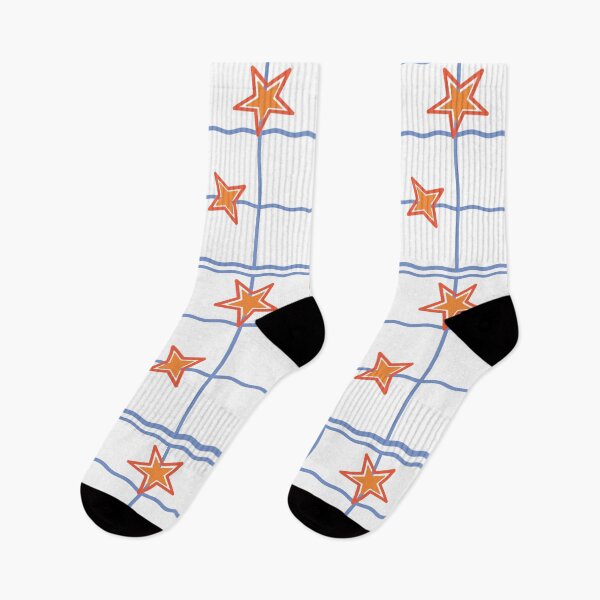 Item preview, Cute star and wave design -blue/orange- designed and sold by Houst-cn.