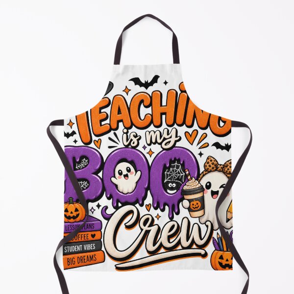 Item preview, Teaching Is My Boo Crew – Cute Halloween Ghost Teacher Design designed and sold by Gallery-yuuna .
