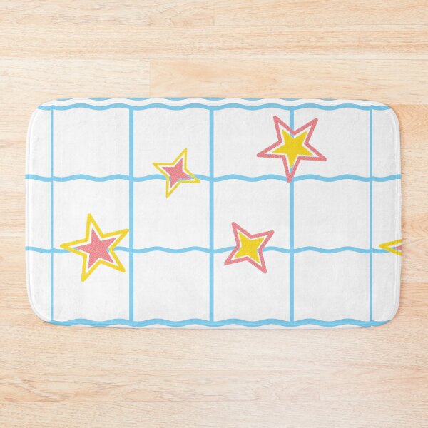 Item preview, Cute star and wave design -light blue/yellow- designed and sold by Houst-cn.