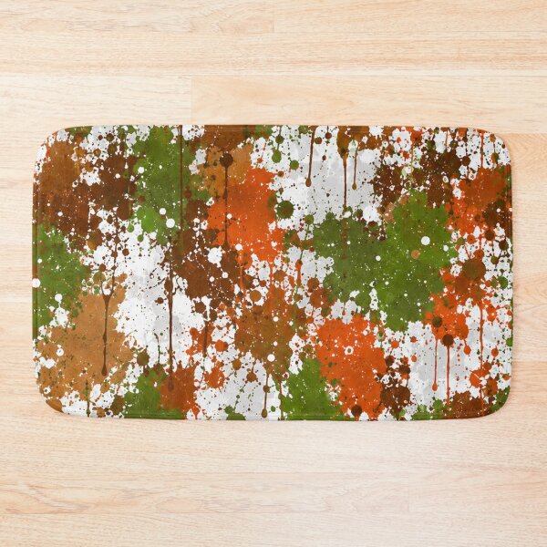 Item preview, Autumn Camo Splatter Mixed Media Art designed and sold by THE SPLATTERED HAUS BY SAGE BANKS.