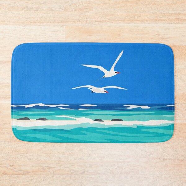 Item preview, Tropical Seabirds Flying Over Ocean designed and sold by Creative_Canvas.