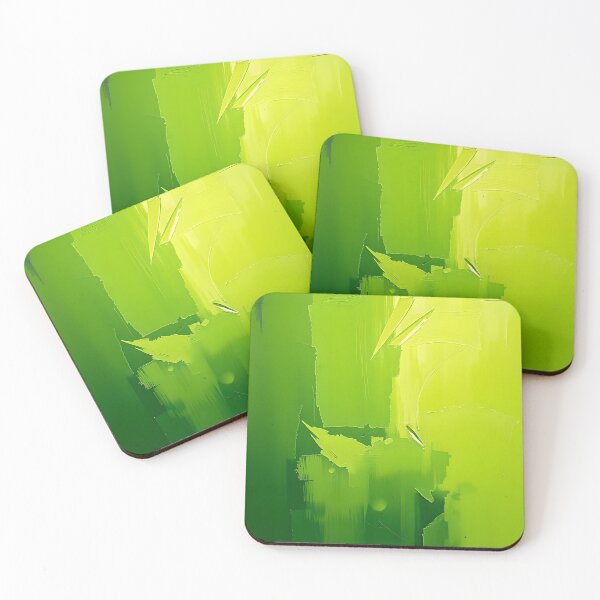 Item preview, Green Gradient Flow – Organic Abstract Texture designed and sold by SweetNova Studio.
