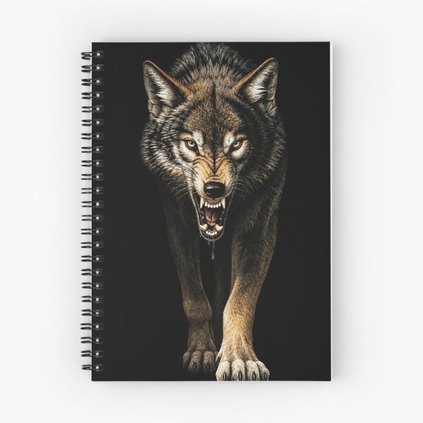 Item preview, Fierce Wolf – Angry Wild Wolf Predator designed and sold by LinaDesign Store.