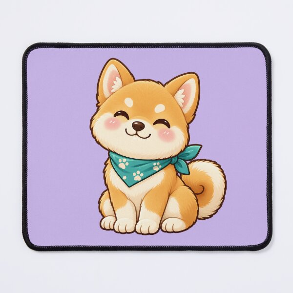 Item preview, Kawaii Golden Puppy in a Neckerchief designed and sold by Krys-Designs.