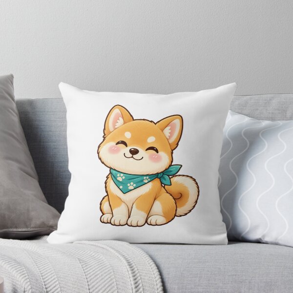 Item preview, Kawaii Golden Puppy in a Neckerchief designed and sold by Krys-Designs.