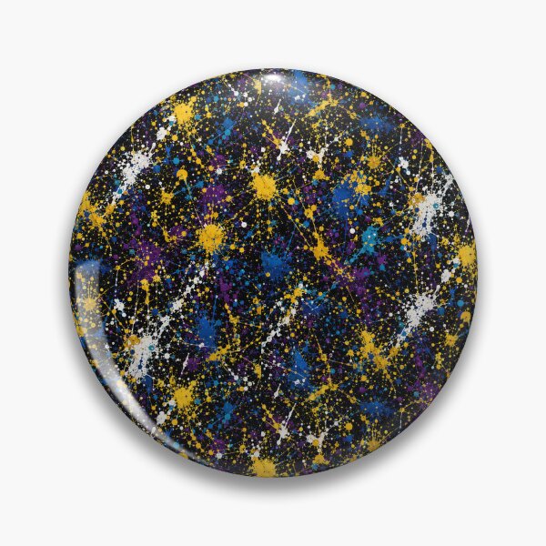 Item preview, Cosmic Splatter Action Abstract Art designed and sold by THE SPLATTERED HAUS BY SAGE BANKS.