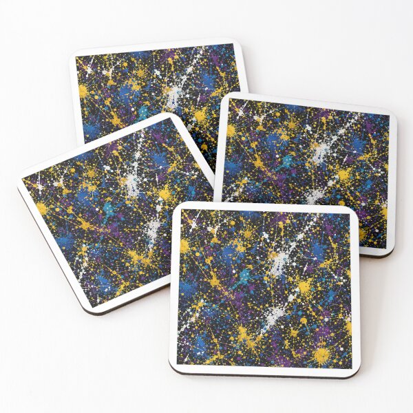 Item preview, Cosmic Splatter Action Abstract Art designed and sold by THE SPLATTERED HAUS BY SAGE BANKS.