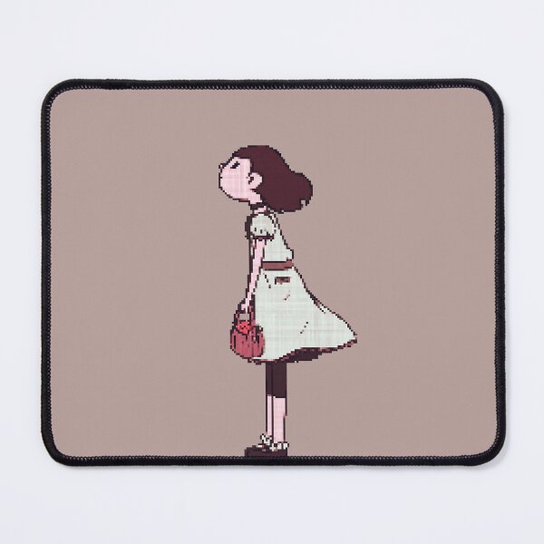 Item preview, Pixel girl with oranges looks at the sky -warm colors- Pixel art illustration designed and sold by Houst-cn.