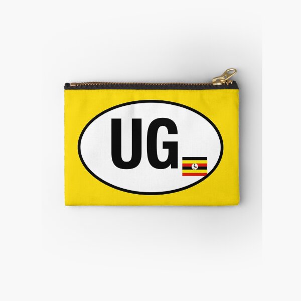 Item preview, Uganda UG Oval Country Code Sticker designed and sold by The Digital Compass.