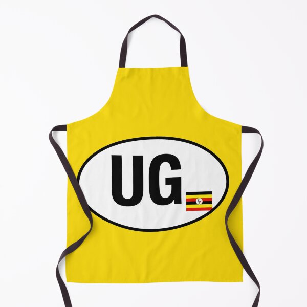 Item preview, Uganda UG Oval Country Code Sticker designed and sold by The Digital Compass.