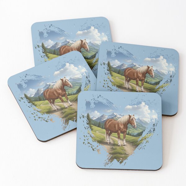 Item preview, The Abtenauer horse, a landscape and a heart designed and sold by Cheval-de-coeur.