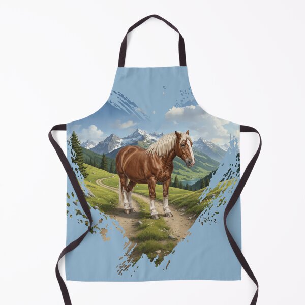 Item preview, The Abtenauer horse, a landscape and a heart designed and sold by Cheval-de-coeur.
