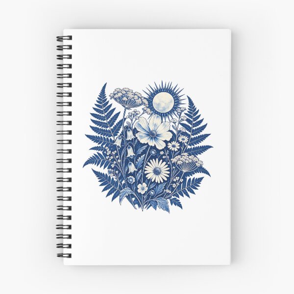 Item preview, Botanical Cyanotype Workshop Garden Print designed and sold by UrbanCanvvas.