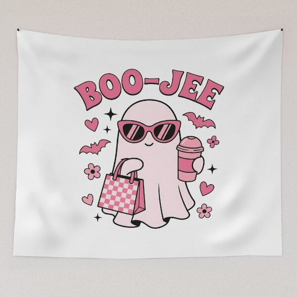 Item preview, Boo Jee Cute Pink Halloween Ghost Girls designed and sold by KroghDs.