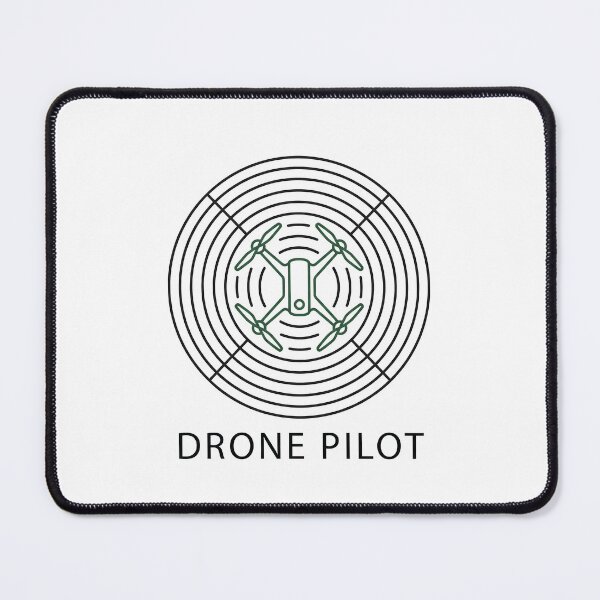 Item preview, Minimalist Drone Pilot Radar Target Line Art Quadcopter Graphic designed and sold by KiwiRider.