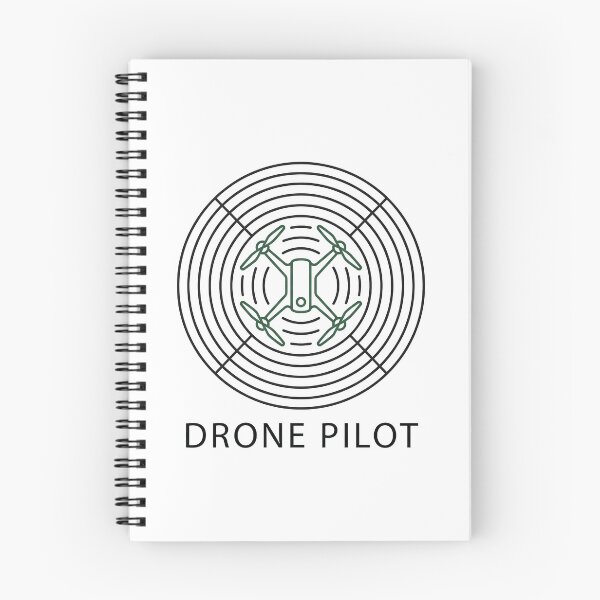 Item preview, Minimalist Drone Pilot Radar Target Line Art Quadcopter Graphic designed and sold by KiwiRider.