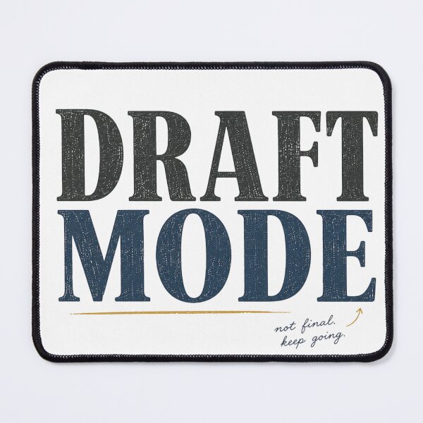 Item preview, Draft Mode – Minimal Poetcore Writer Typography designed and sold by Golden Era Studio.