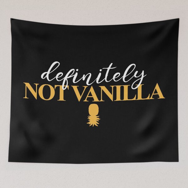 Item preview, Swinger Definitely Not Vanilla Quote designed and sold by CreativeTwins.