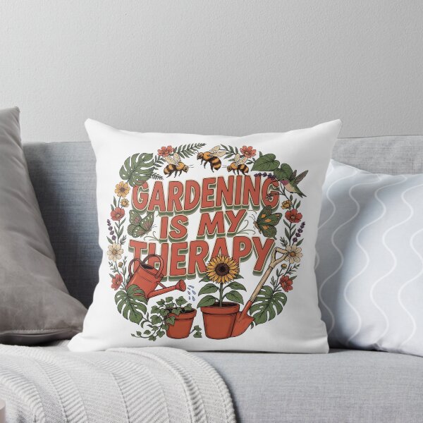 Item preview, Gardening Is My Therapy  Funny Gardening designed and sold by AleksandraJac05.