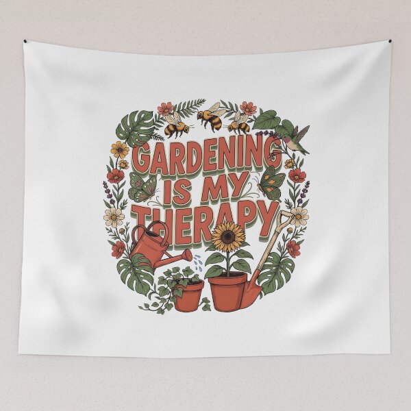 Item preview, Gardening Is My Therapy  Funny Gardening designed and sold by AleksandraJac05.